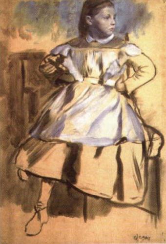 Edgar Degas Giulia Bellelli,Study for The Bellelli family oil painting image